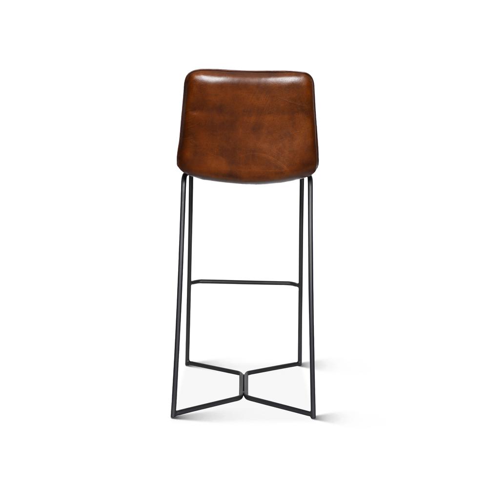 Brisbane Morgan Bar Chair in Hand Washed Chestnut