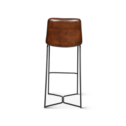 Brisbane Morgan Bar Chair in Hand Washed Chestnut