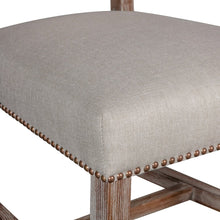Dani High Back Formal Dining Chair in Stone