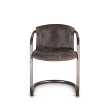 Chiavari Leather Dining Chair in Antique Ebony