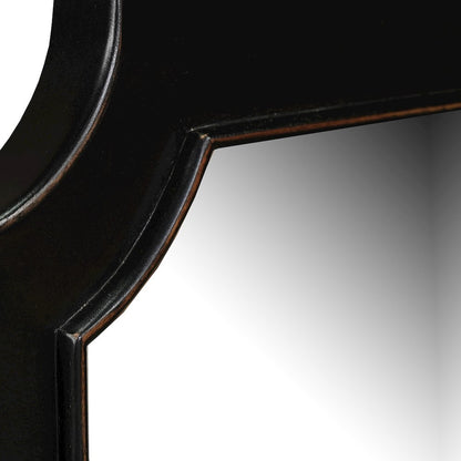 Trento 31" Mirror in Distressed Black