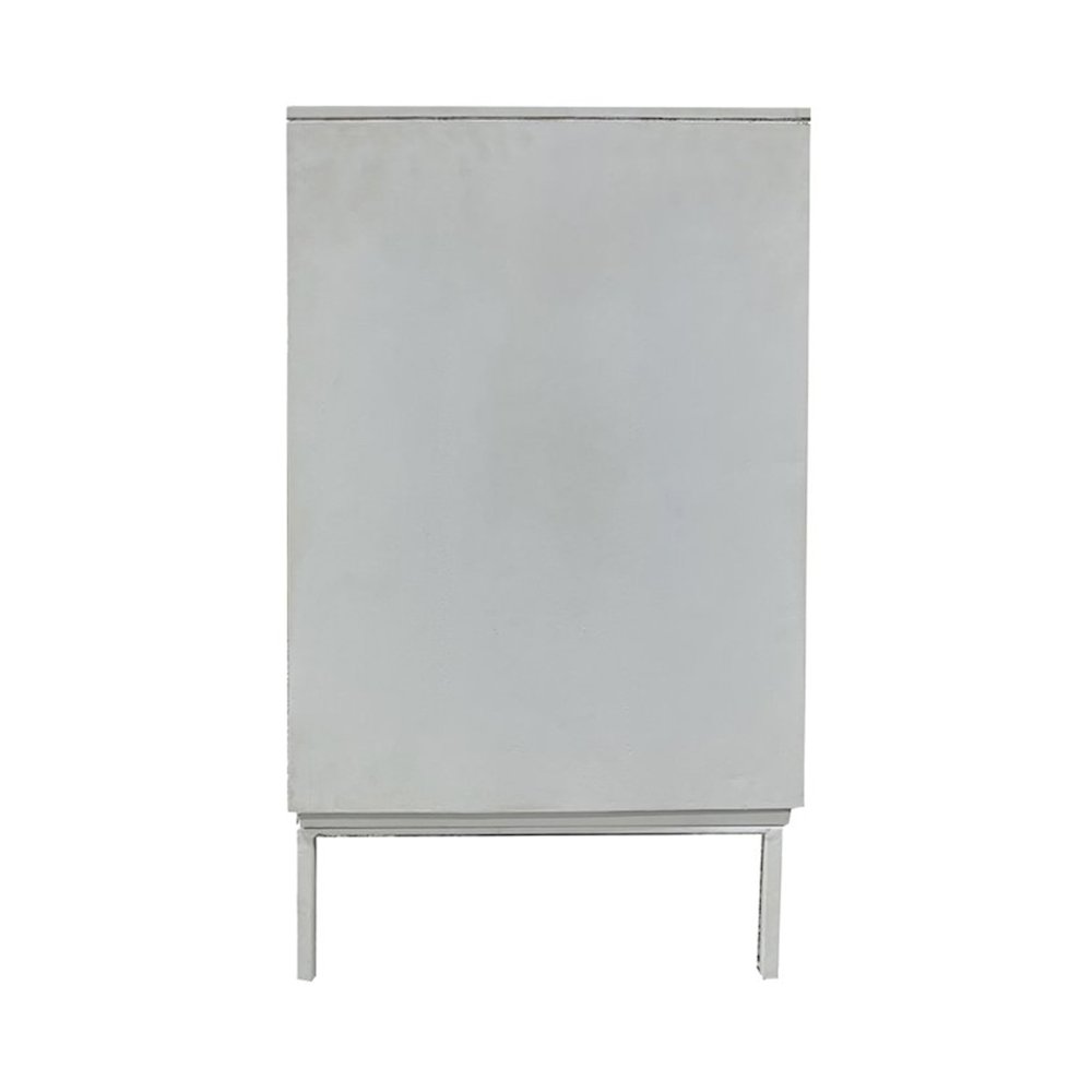 Isla 57" Sideboard with Three Doors in Coastal White