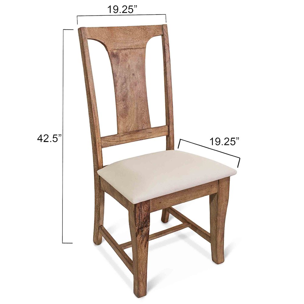 Pengrove Dining Chair in Cream Linen and Antique Oak