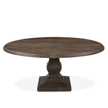 Toulon 72" Round Dining Table in Weathered Mango