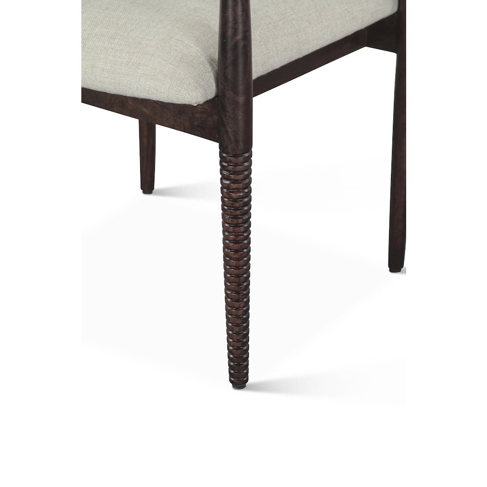 Provence 22" Upholstered Dining Chair in Dark Sienna