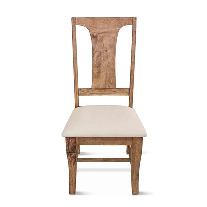 Pengrove Dining Chair in Cream Linen and Antique Oak