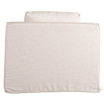 Oliver Armchair in White Linen Slipcover