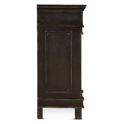Trento 100" Sideboard in Distressed Black
