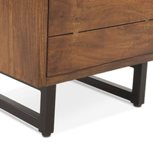 Glenwood Nightstand in Acacia with Walnut Finish