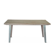 Cordoba 66"  Dining Table in Reclaimed Wood with Vintage Teal Finish