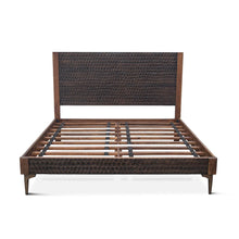 Vallarta Queen Bed in Mango Wood with Two Tone Finish
