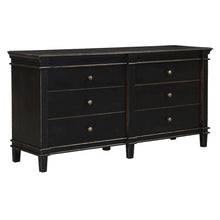 Trento 70" Dresser in Distressed Black