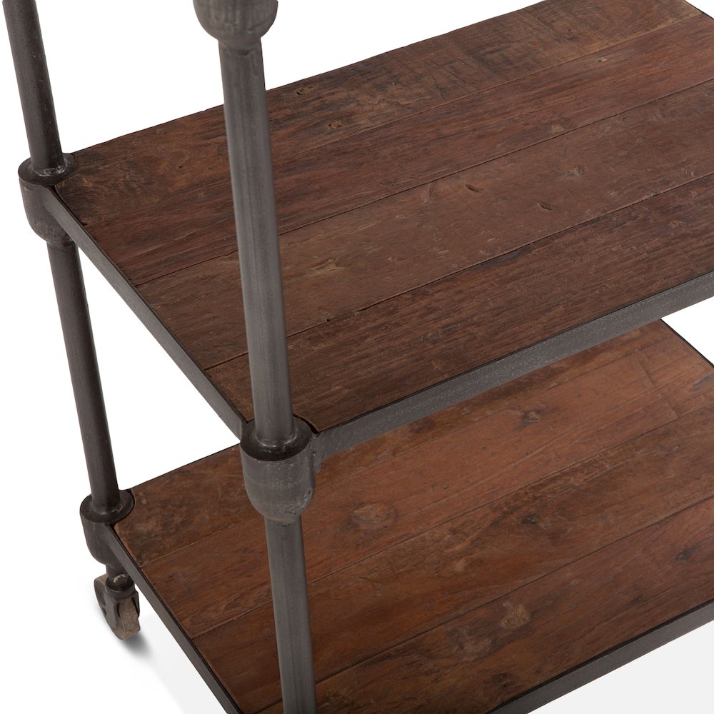 Paxton-Bookshelf 80in -reclaimed Teak