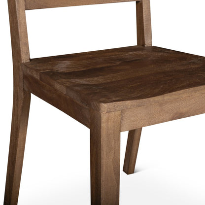 Calabasas Ladder Back Dining Chair in Toffee Nut
