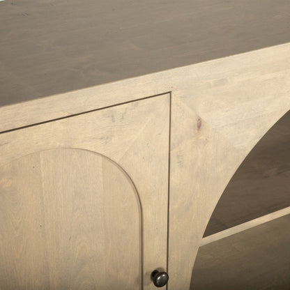 Valencia 80" Sideboard in Gray Birch