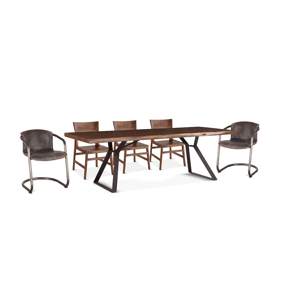 Nottingham 80" Dining Table with Walnut Finish