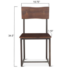 Belfrie Dining Chair in Walnut Finish