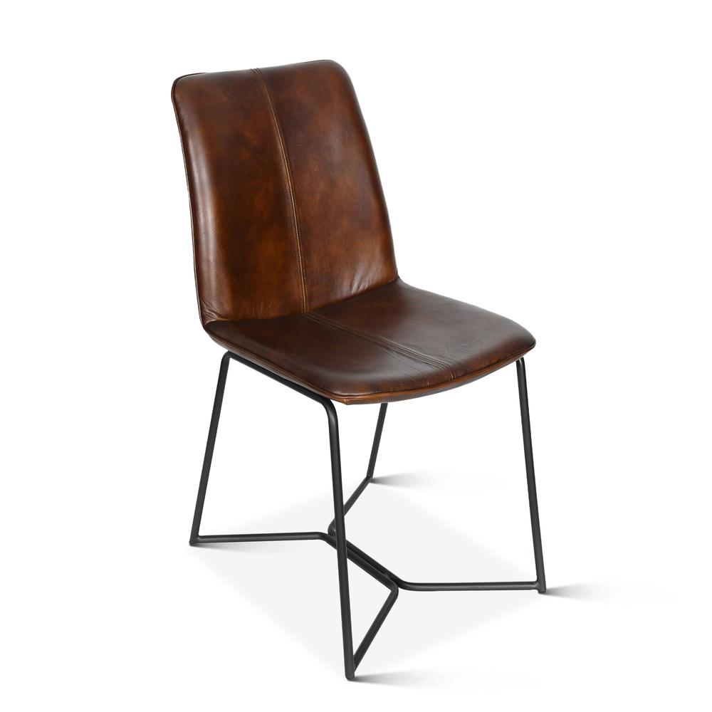Brisbane Morgan Dining Chair in Hand Washed Chestnut