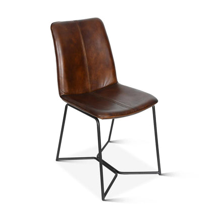 Brisbane Morgan Dining Chair in Hand Washed Chestnut