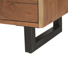 Glenwood 34" Tall Chest in Smoked Acacia