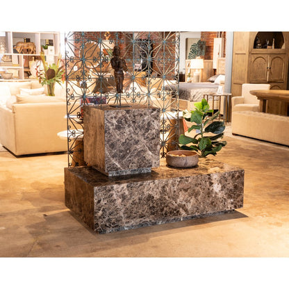 Giza 50" Coffee Table in Dark Emperador Marble