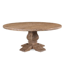 Pengrove 72" Round Dining Table in Antique Oak Finish
