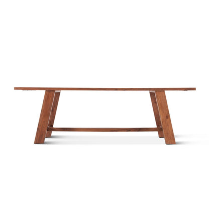 Stavanger 94" Dining Table in Cinnamon Brown Finish