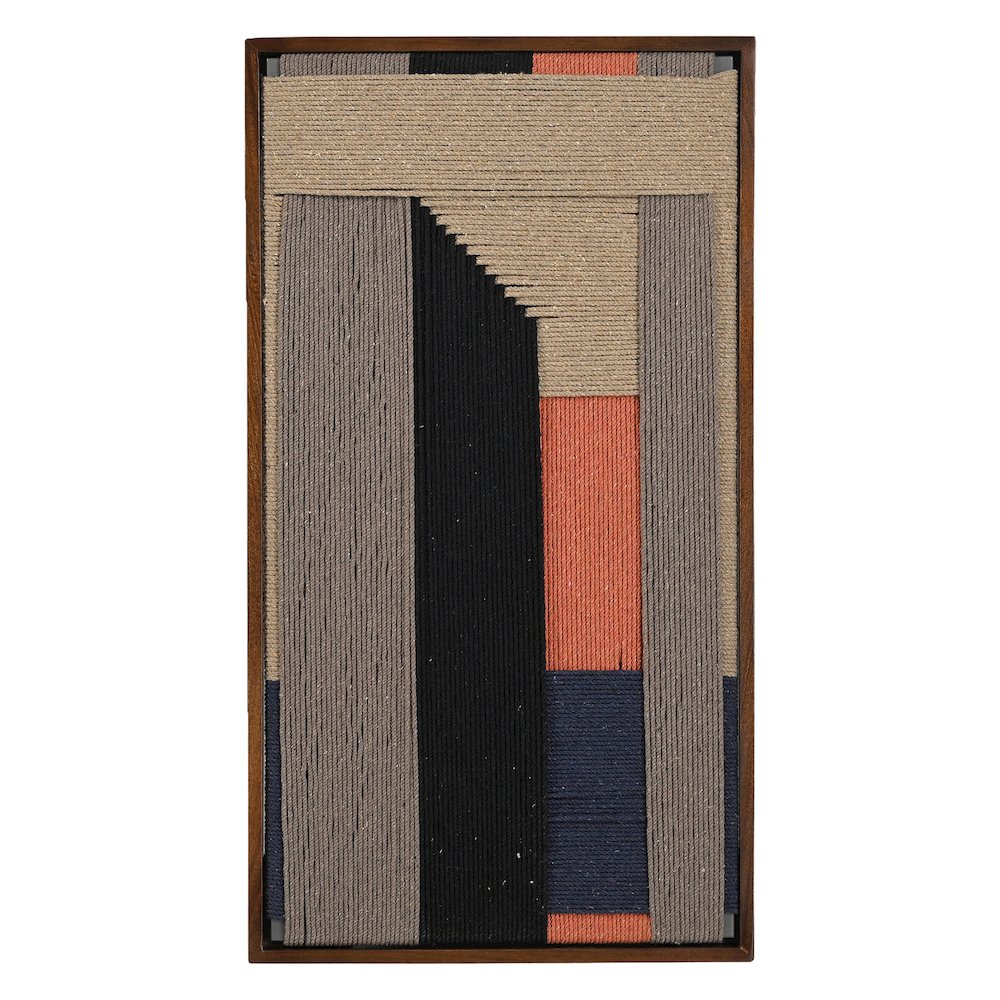 Delmar Woven Framed Art, Orange