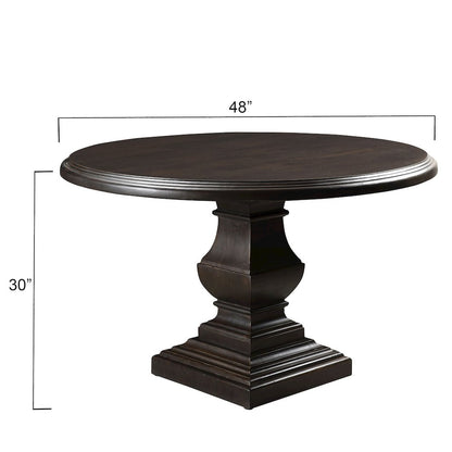 Toulon 48" Dining Table in Vintage Brown