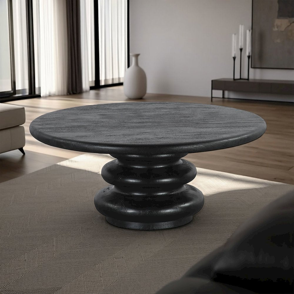 Bakio 36" Coffee Table in Black