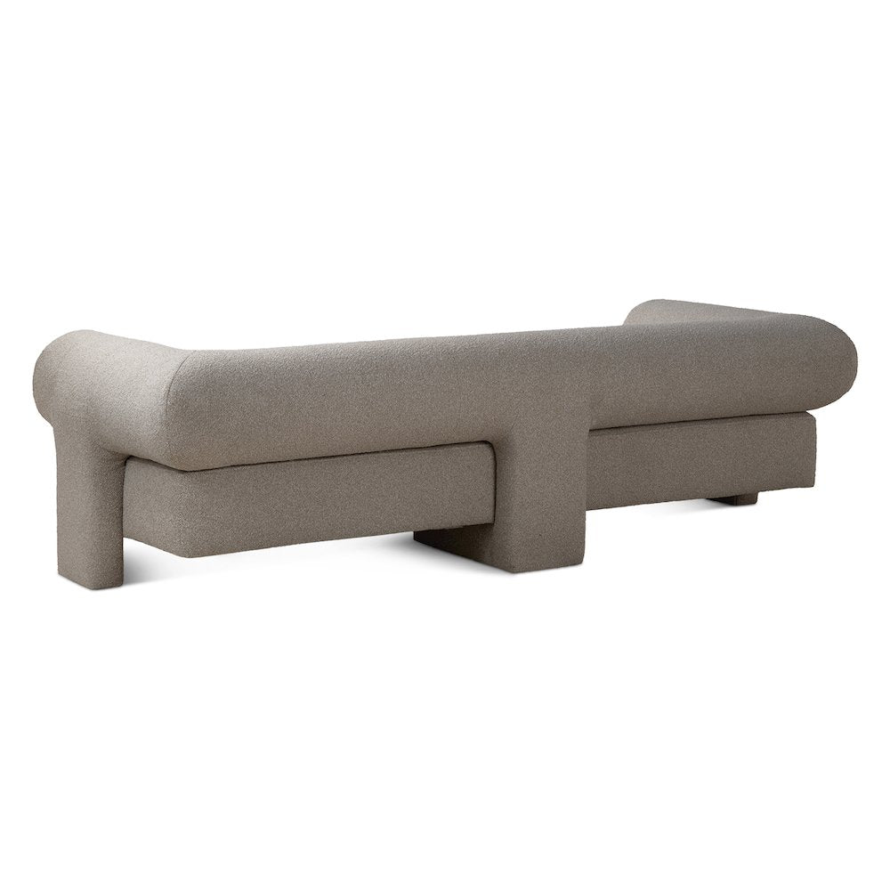 Augustine 81" Sofa in Pewter Boucle Fabric