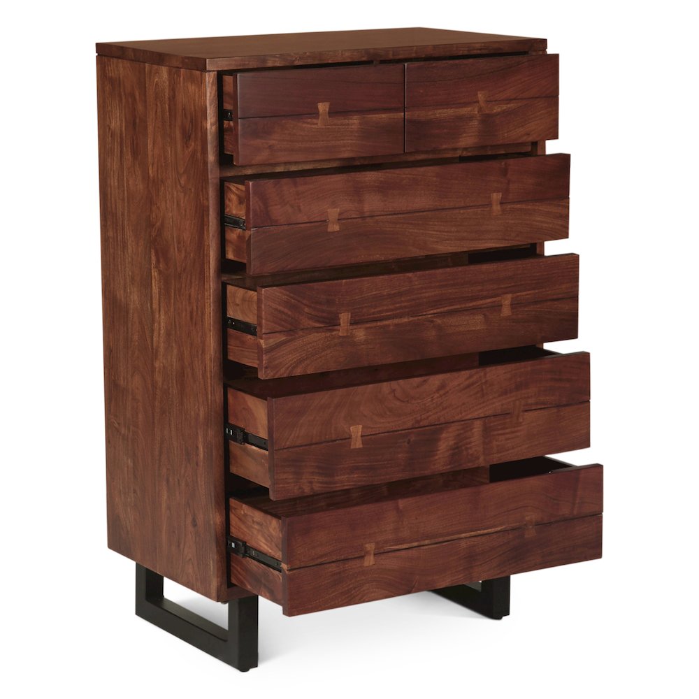 Glenwood 34" Tall Chest in Walnut