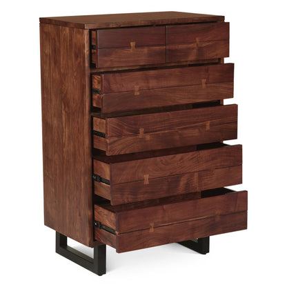 Glenwood 34" Tall Chest in Walnut