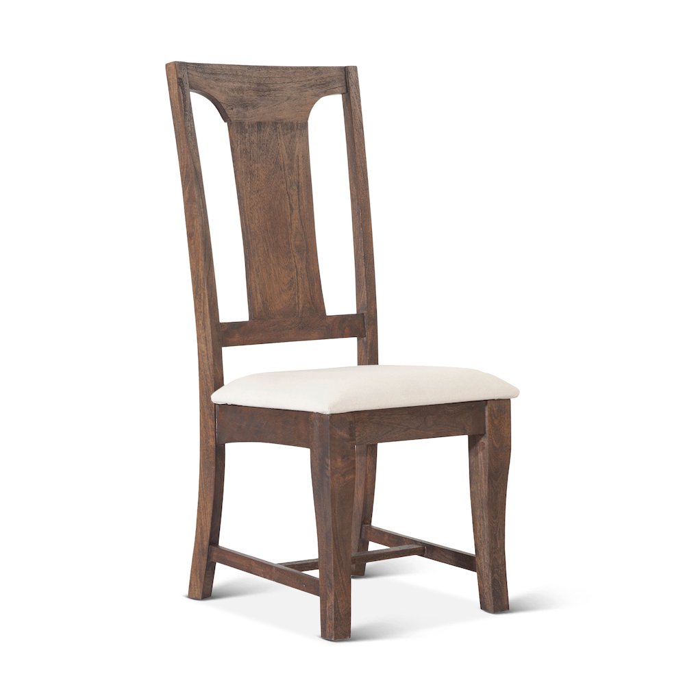 Toulon Upholstered Dining Chair in Weathered Mango