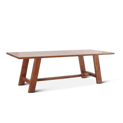 Stavanger 94" Dining Table in Cinnamon Brown Finish