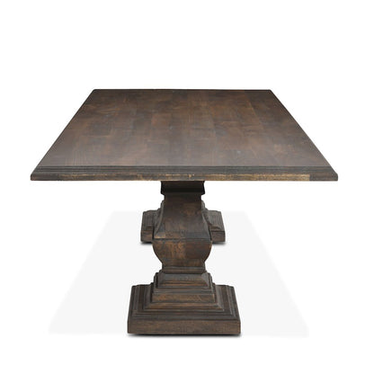 Toulon 98" Dining Table in Weathered Mango Finish