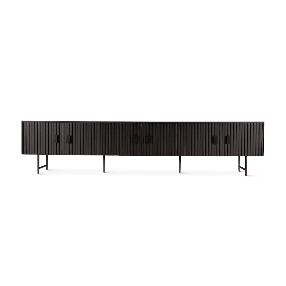 Halden 98" Plasma Cabinet in Matte Black
