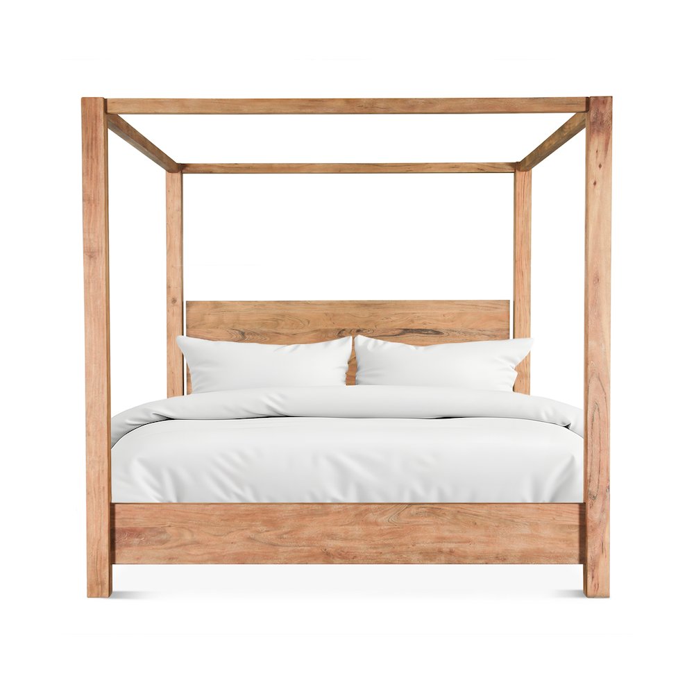 Mesa Canopy King Bed in Brushed Acacia