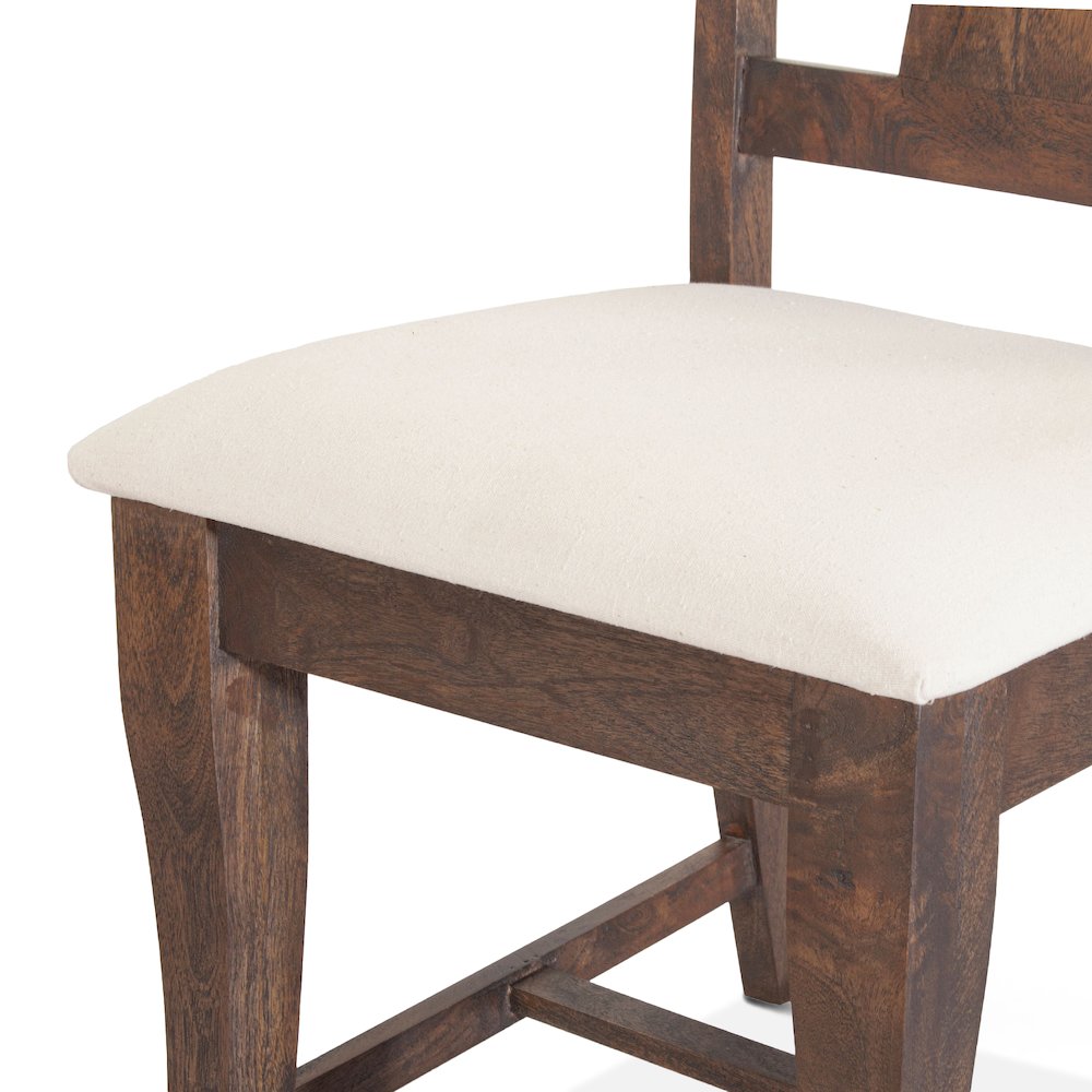 Toulon Upholstered Dining Chair in Weathered Mango