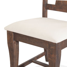 Toulon Upholstered Dining Chair in Weathered Mango