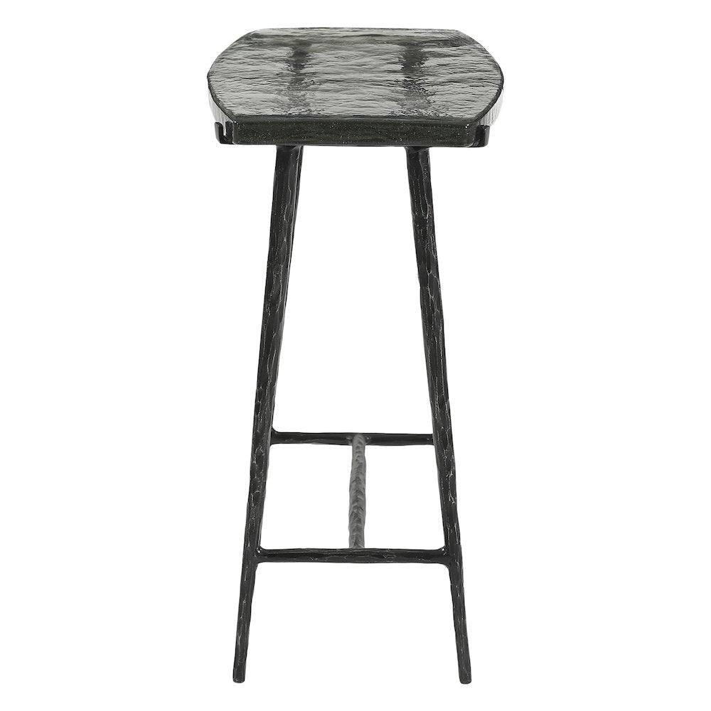 Calloway 17" Side Table with Glass Top