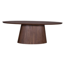 Calabasas 86" Oval Dining Table in Toffee Nut