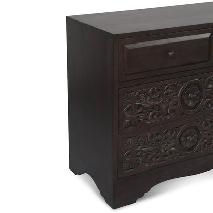 Haveli 71" Dresser with Plinth Base in Vintage Brown