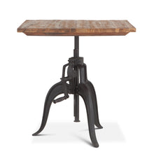 Artezia 30" Height Adjustable Crank Dining Table in Reclaimed Teak