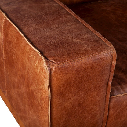 Chiavari Armchair in Vintage Cognac Leather