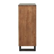 Glenwood 34" Tall Chest in Smoked Acacia