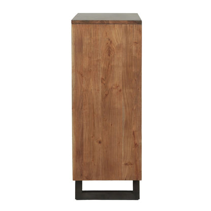 Glenwood 34" Tall Chest in Smoked Acacia
