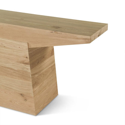 Incus 68" Console Table in Natural Oak