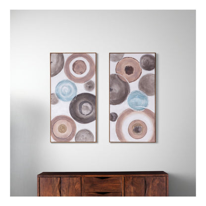 Glass and Grace Hand Painted Framed Diptych