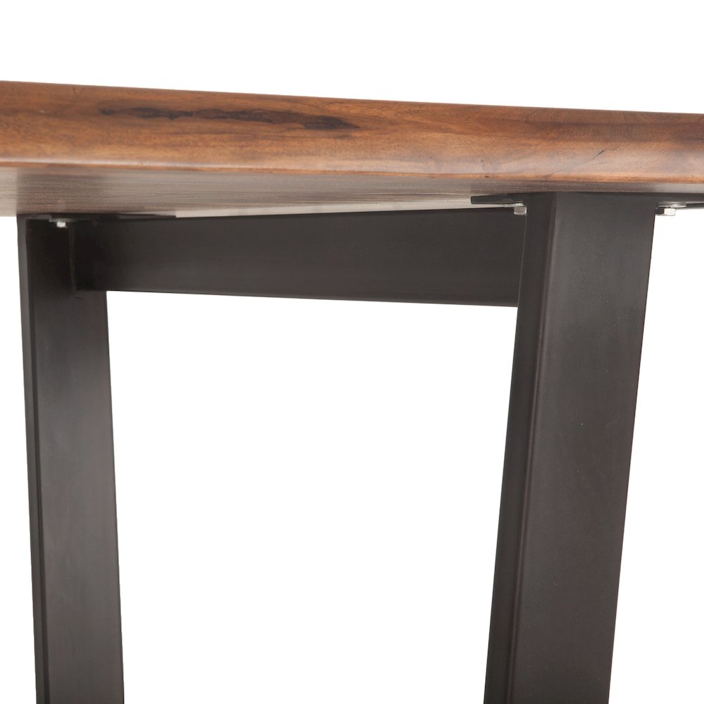 Belfrie 72" Dining Table in Acacia with Walnut Finish